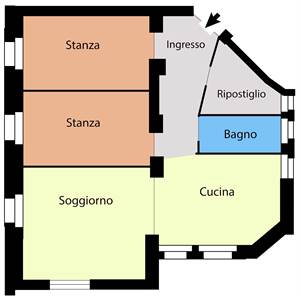 3-Zimmer-Wohnung zu Verkauf in Bozen