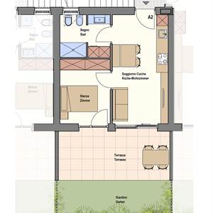 2-Zimmer-Wohnung zu Verkauf in Eppan an der Weinstrasse