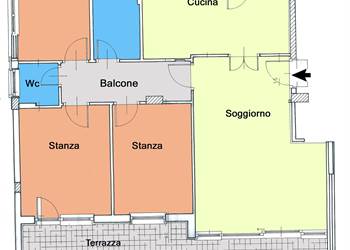 PIAZZA DON BOSCO - QUADRILOCALE CON TERRAZZA